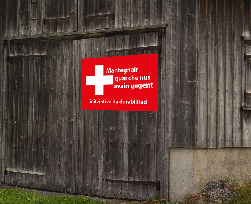 Alpine Mountain Landscape with Barn in Appenzellerland Region, Switzerland